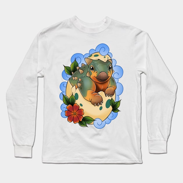 Baby Bumpy Long Sleeve T-Shirt by Jurassic Ink